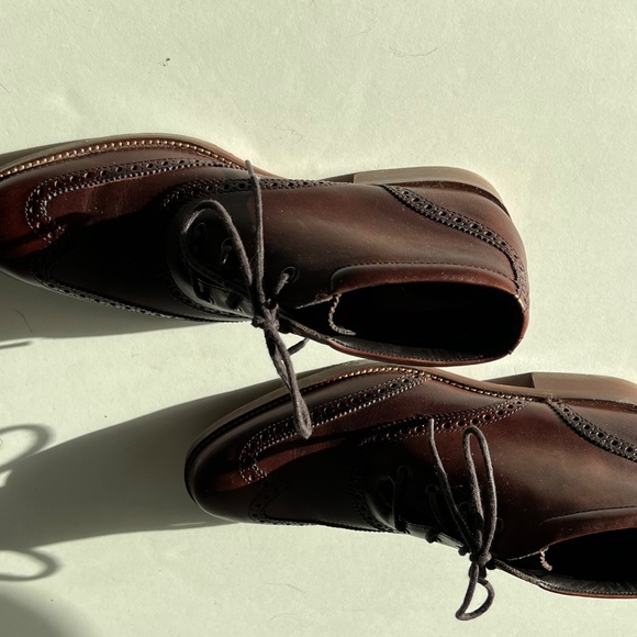 Cole Haan Modern Wingtip Leather Boots.  Men’s US SIze 9 - Picture 4 of 9